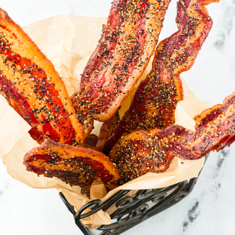 Hickory Smoked Peppered Bacon