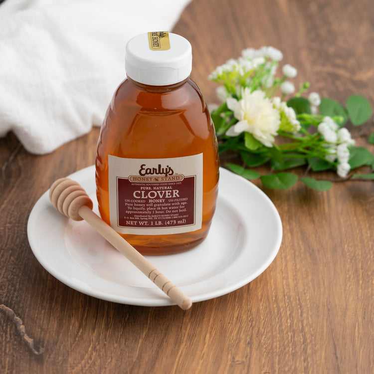 1lb Clover Honey in squeeze bottle