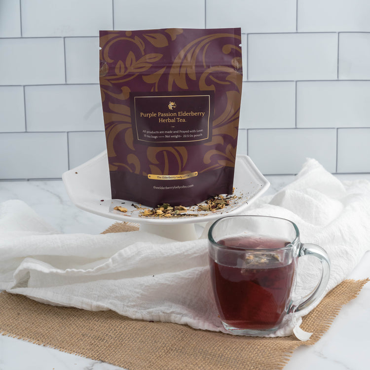 Purple Passion Elderberry Tea