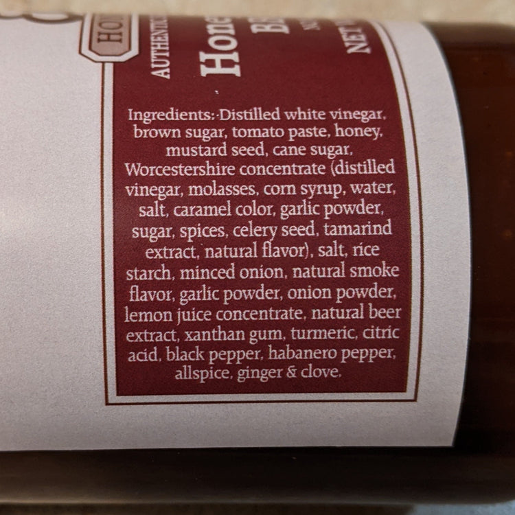 Honey Habanero BBQ Sauce