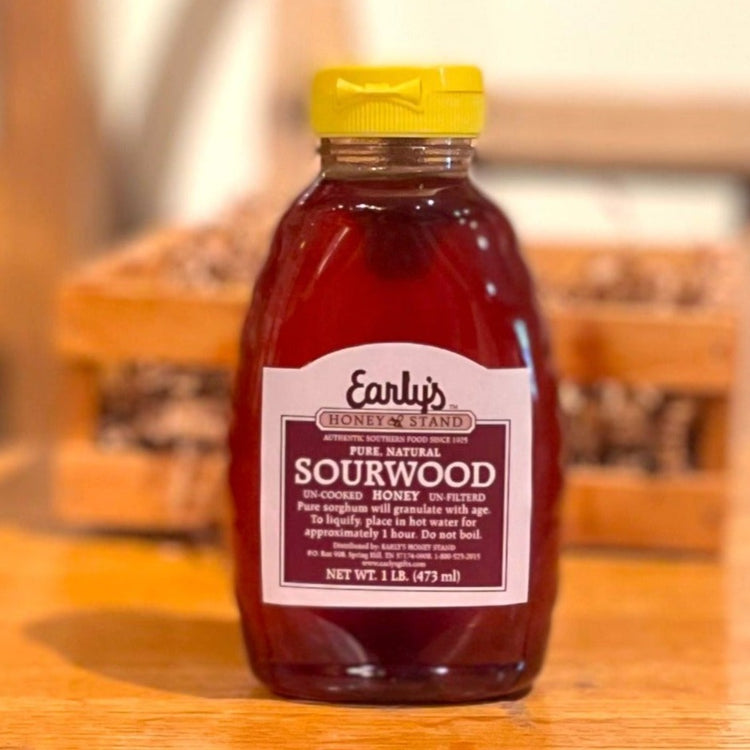 1lb Sourwood Honey in Squeeze Bottle