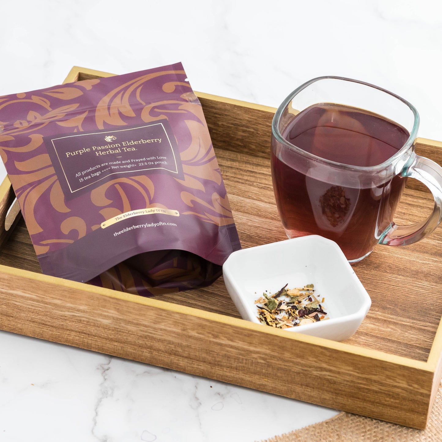 Purple Passion Elderberry Tea