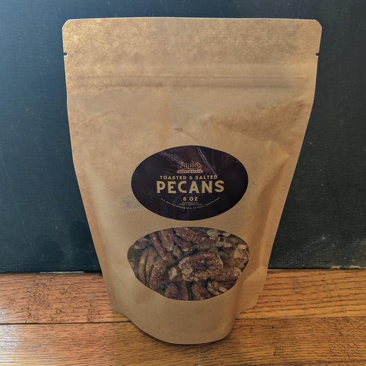 Toasted and Salted Pecans 8 oz