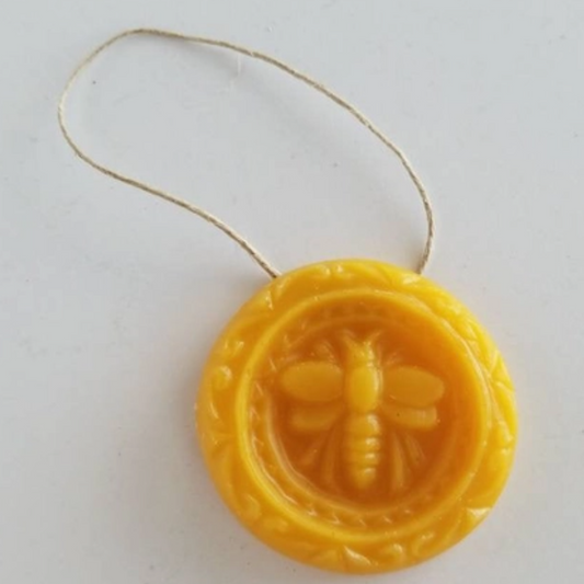 Beeswax Medallion Ornament