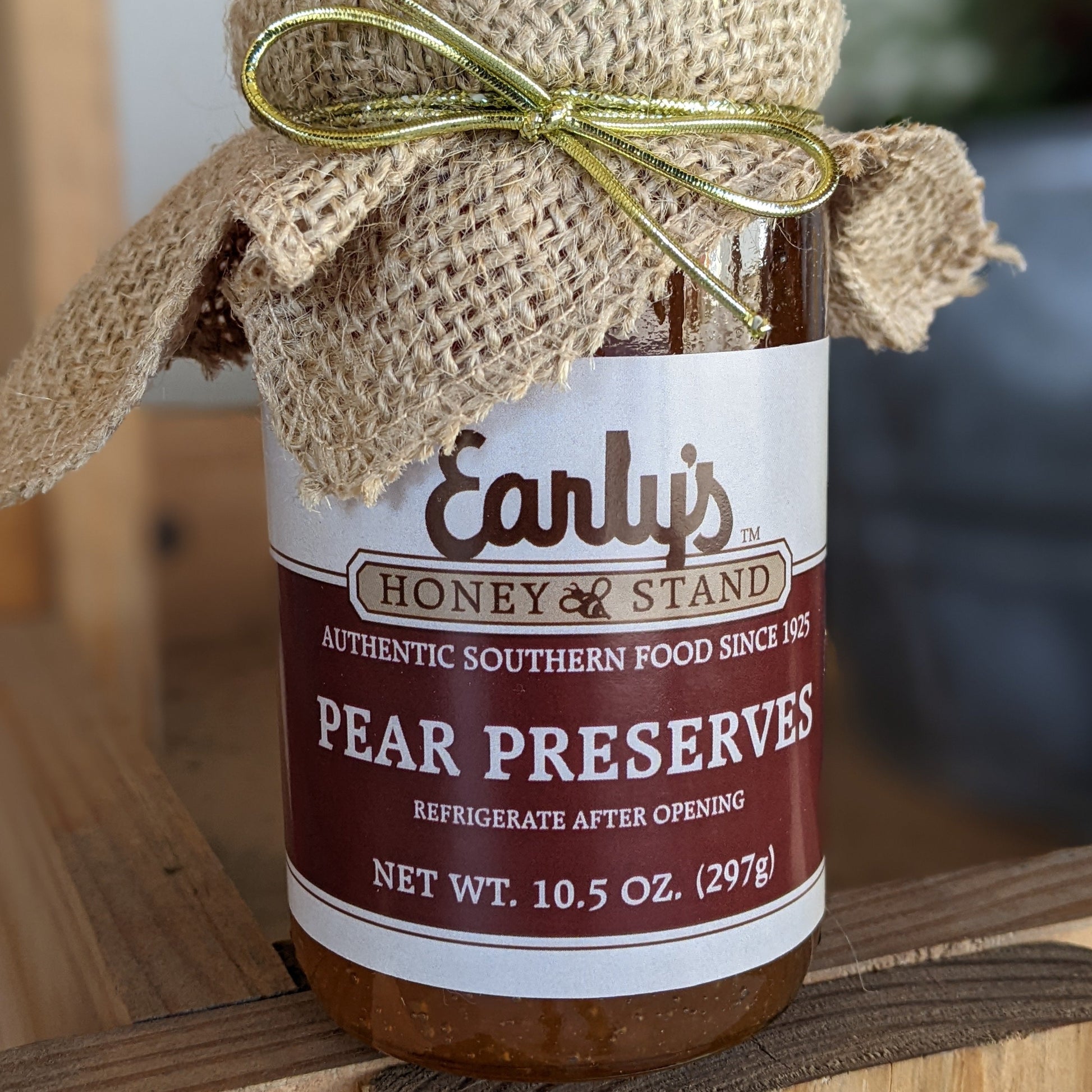 Pear Preserves in 10.5oz Jar. Homemade flavor, jam Jelly, 
